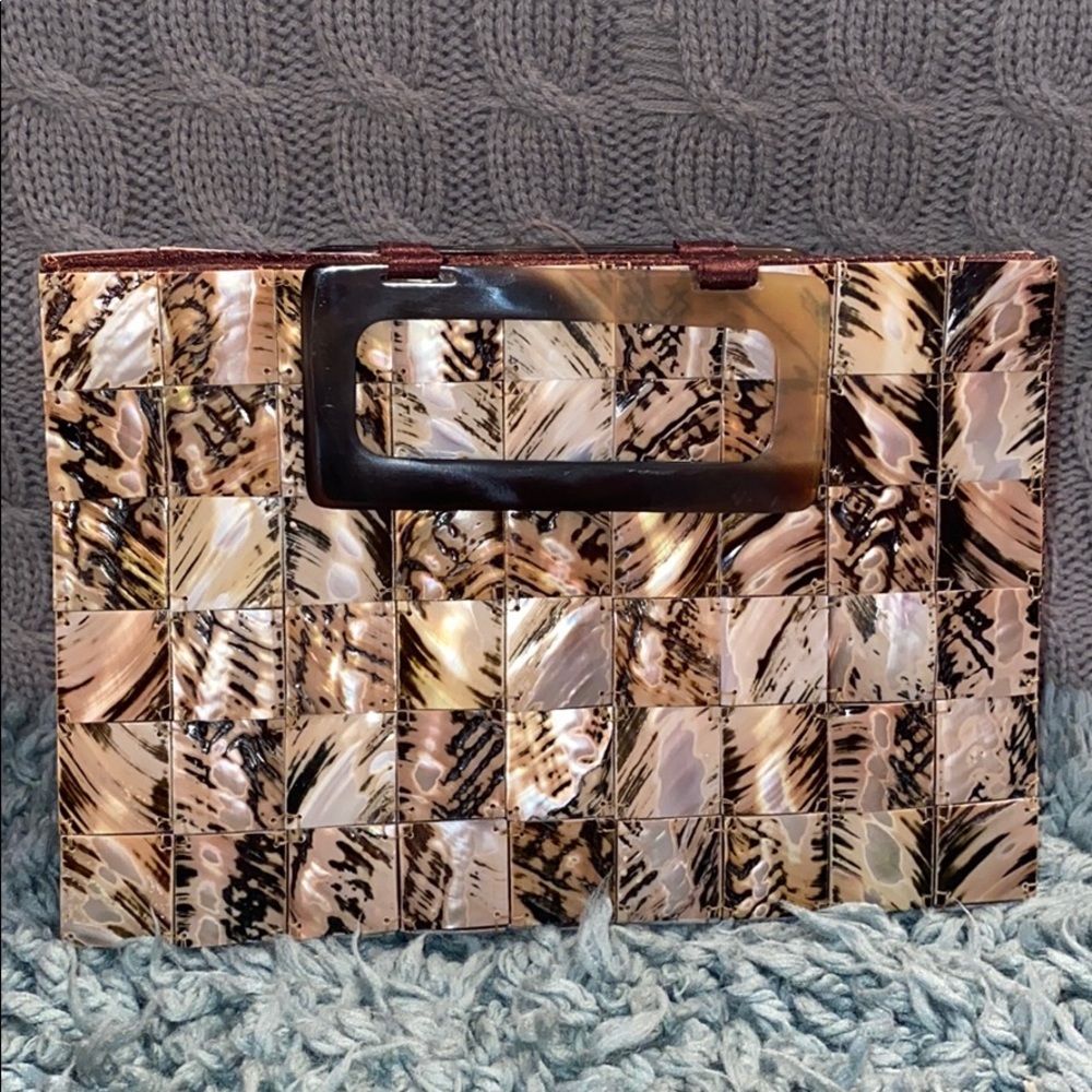 Capiz Shell Purse With Extra Shells - image 1